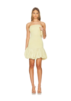 Belle Anna Misena Mini Dress in Yellow. Size S. Also in L, XS.