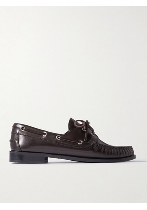Aeyde - Harris Leather Boat Shoes - Brown - IT35,IT36,IT37,IT38,IT39,IT40,IT41,IT42