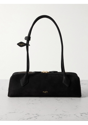 Alaïa - Le Teckel Medium Nubuck Shoulder Bag - Black - One size