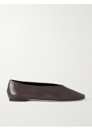 Aeyde - Kirsten Leather Ballet Flats - Brown - IT35,IT35.5,IT36,IT36.5,IT37,IT37.5,IT38,IT38.5,IT39,IT39.5,IT40,IT40.5,IT41,IT41.5,IT42