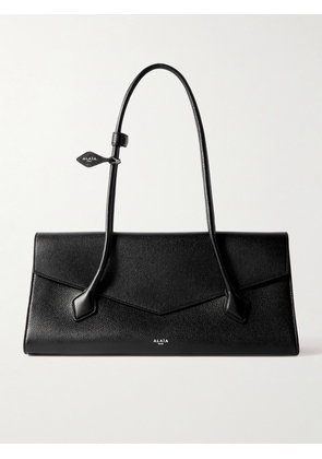 Alaïa - Le Teckel Flap Textured-leather Shoulder Bag - Black - One size