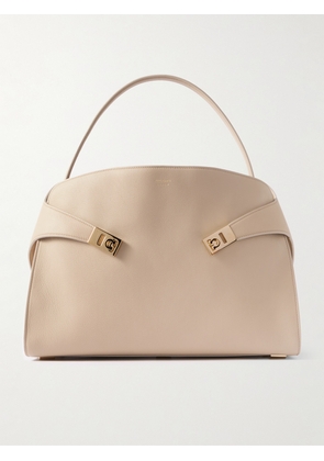 Ferragamo - Hug Medium Leather Tote - Neutrals - One size