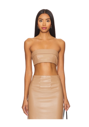 Camila Coelho Bruna Bralette in Neutral. Size L. Also in M, XL.