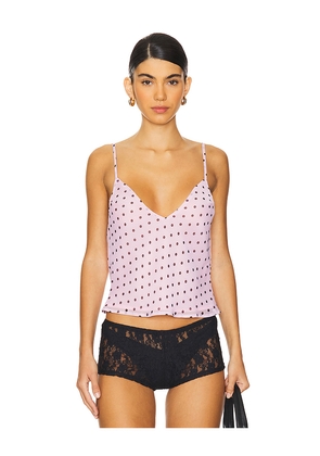 Bella Venice Sila Slip Top in Pink. Size L. Also in M, XL.