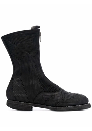 Guidi zipped ankle boots - Black