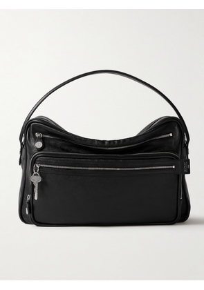 Acne Studios - Camerero Camera Medium Embellished Textured-leather Tote - Black - One size