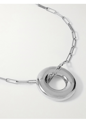 Laura Lombardi - Terra Recycled Rhodium-plated Necklace - Silver - One size