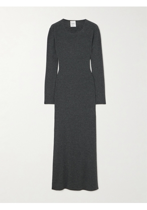 LESET - Lauren Stretch-jersey Maxi Dress - Gray - x small,small,medium,large,x large