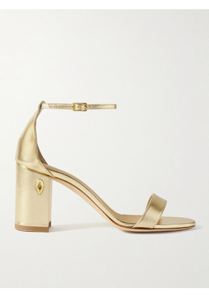 Jennifer Chamandi - Massimiliano 85 Metallic Leather Sandals - Gold - IT36,IT36.5,IT37,IT37.5,IT38,IT38.5,IT39,IT39.5,IT40,IT40.5,IT41,IT41.5,IT42