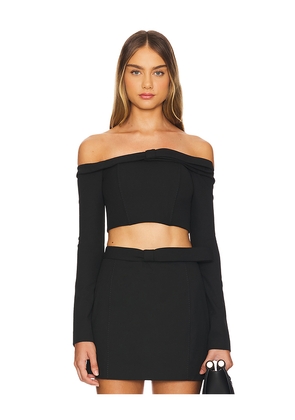 Cult Gaia Valia Top in Black. Size 0. Also in 6.