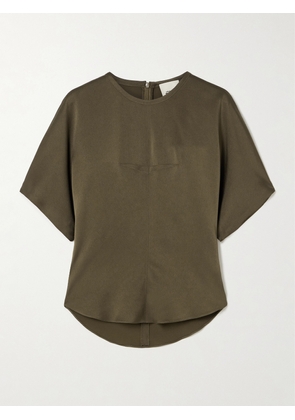 MARANT ÉTOILE - Karlita Metallic Satin Top - FR 34,FR 36,FR 38,FR 40,FR 42,FR 44