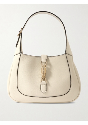 Gucci - Jackie 1961 Small Textured-leather Shoulder Bag - Cream - One size