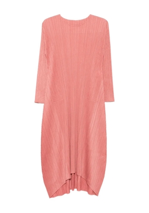 Pleats Please Issey Miyake pleated midi dress - Pink