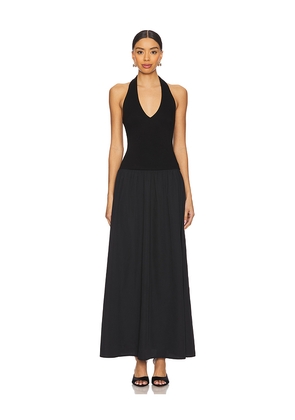 ALL THE WAYS Leonara Maxi Dress in Black. Size L. Also in M, S, XS, XXS.