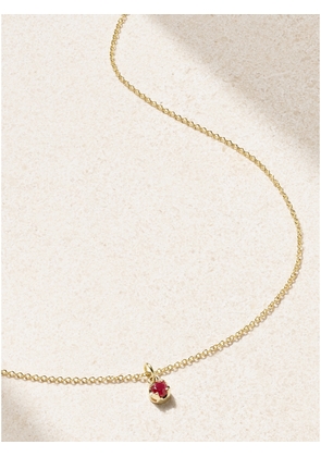 Jennifer Meyer - 18-karat Gold Ruby Necklace - One size