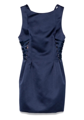 Elisabetta Franchi satin mini dress - Blue