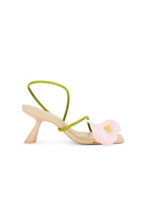 Cult Gaia Ria Sandal in Cream. Size 37. Also in 39.