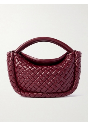 Bottega Veneta - Mini Intrecciato Leather Tote - Burgundy - One size