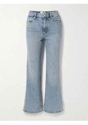 FRAME - The Pixie Arrow Cropped High-rise Bootcut Jeans - Blue - 23,24,25,26,27,28,29,30,31,32,33