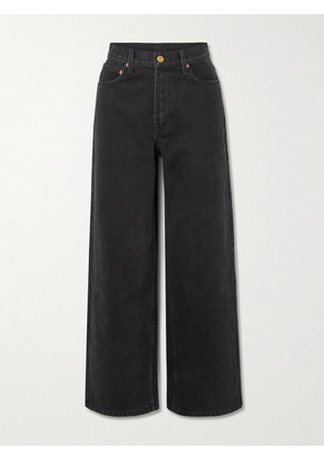 B SIDES - Elissa High-rise Wide-leg Jeans - Black - 24,25,26,27,28,29,30,31,32