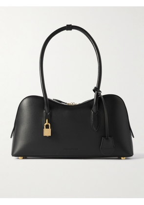 Stella McCartney - Ryder Logo-embossed Embellished Textured Vegan Leather Tote - Black - One size