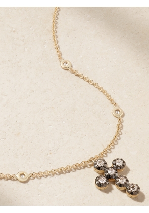 Jacquie Aiche - Sophia Rhodium-plated 14-karat Gold Diamond Necklace - One size
