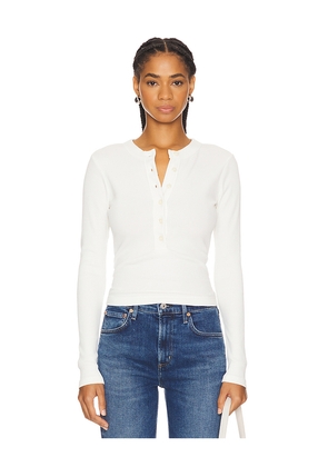 Citizens of Humanity Varra Henley in White. Size L. Also in S, XS.