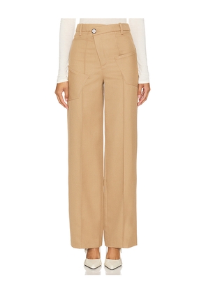 Camila Coelho Mimi Pant in Taupe. Size L. Also in S.