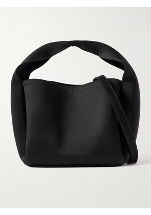 TOTEME - Bucket Organic Cotton-blend Satin Tote - Black - One size