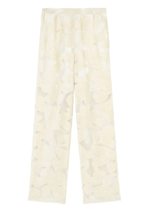 LouLou de Saison floral-patterned palazzo - Neutrals