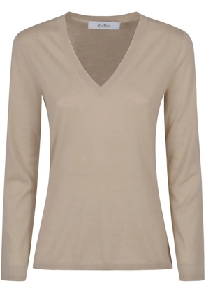 Max Mara v-neck top - Neutrals