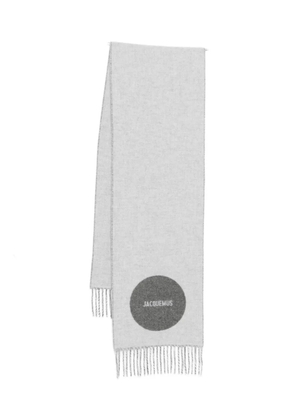 Jacquemus virgin wool scarf - Grey