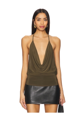 Bella Venice Elsa Top in Olive. Size L. Also in M, S, XL, XS.