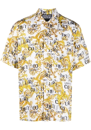 Versace Jeans Couture baroque-print short-sleeve shirt - White