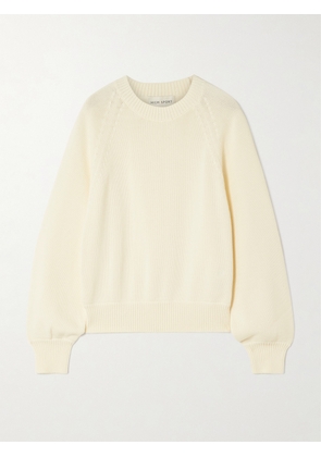 HIGH SPORT - Lara Cotton Sweater - Ecru - x small,small,medium,large,x large