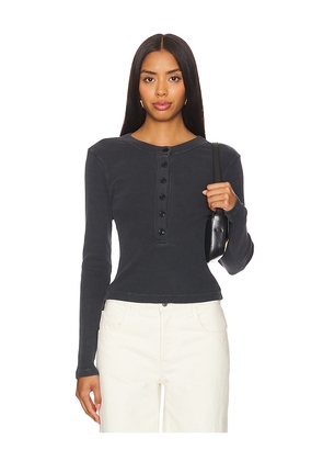 Citizens of Humanity Varra Henley in Charcoal. Size S. Also in XS.