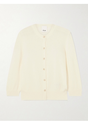 Allude - Cashmere Cardigan - Ivory - x small,small,medium,large,x large