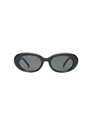 AIRE Epsilon Sunglasses in Black.