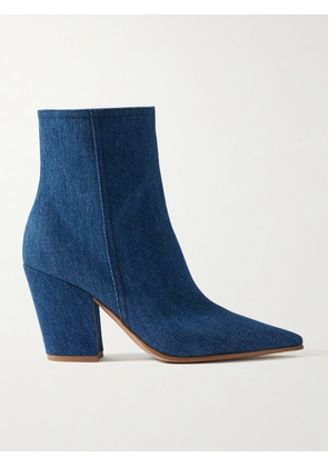 Gianvito Rossi - Keinna 65 Denim Ankle Boots - Blue - IT36,IT36.5,IT37,IT37.5,IT38,IT38.5,IT39,IT39.5,IT40,IT40.5,IT41,IT42