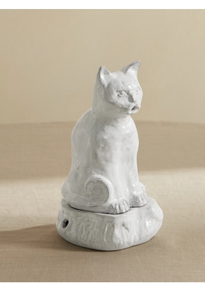 Astier De Villatte - + Setsuko Cat Ceramic Incense Burner - White - One size