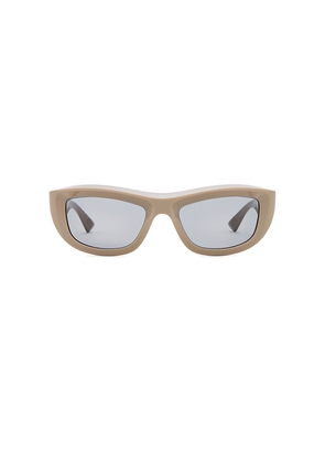 Bottega Veneta Avantgarde Ribbon Sunglasses in Brown.