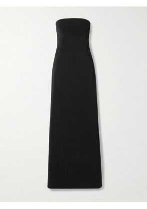 Jacquemus - Croisière Strapless Crepe-jersey Maxi Dress - Black - FR 32,FR 34,FR 36,FR 38,FR 40,FR 42