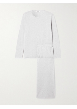 LISA YANG - Maurie And Alvi Cotton And Cashmere-blend Sweater And Pants Set - Gray - 01,2