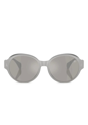 Moncler Eyewear oval-frame sunglasses - Silver