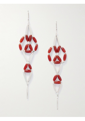 MARANT ÉTOILE - Sahale Silver-tone Beaded Earrings - One size