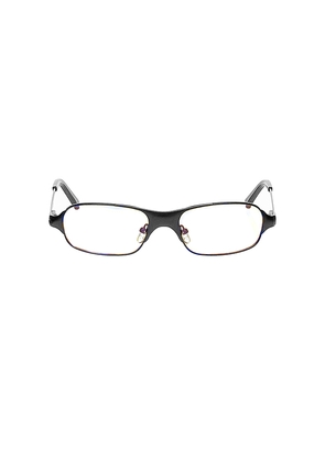 BRU Eyewear Aitken Optical Eyeglasses in Black.