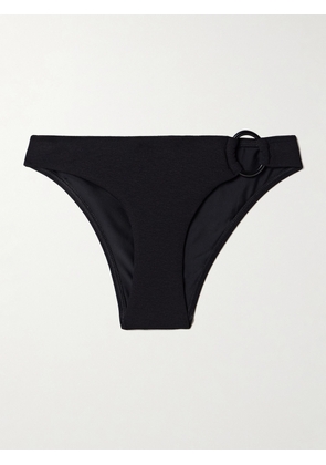 Matteau - Embellished Stretch Recycled Bikini Briefs - Black - 1,2,3,4,5