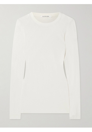 SLVRLAKE - Cotton-jersey T-shirt - Off-white - x small,small,medium,large,x large