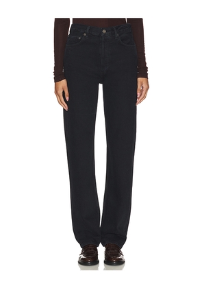 AGOLDE 90's Pinch Waist Long Jeans in Black. Size 24. Also in 25, 26, 28, 31.