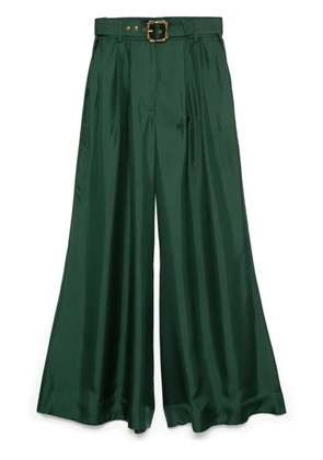 ZIMMERMANN Pavilion wide-leg trousers - Green